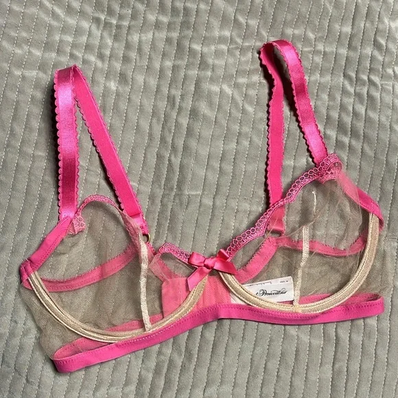 Agent provocateur Kay pink nude 32dd bra - Picture 1 of 8